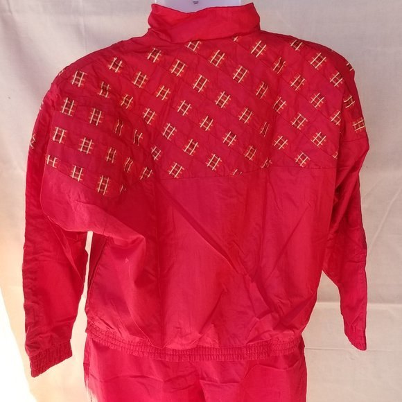 Red Track Pants Suit  Vntg 90's - Picture 4 of 4